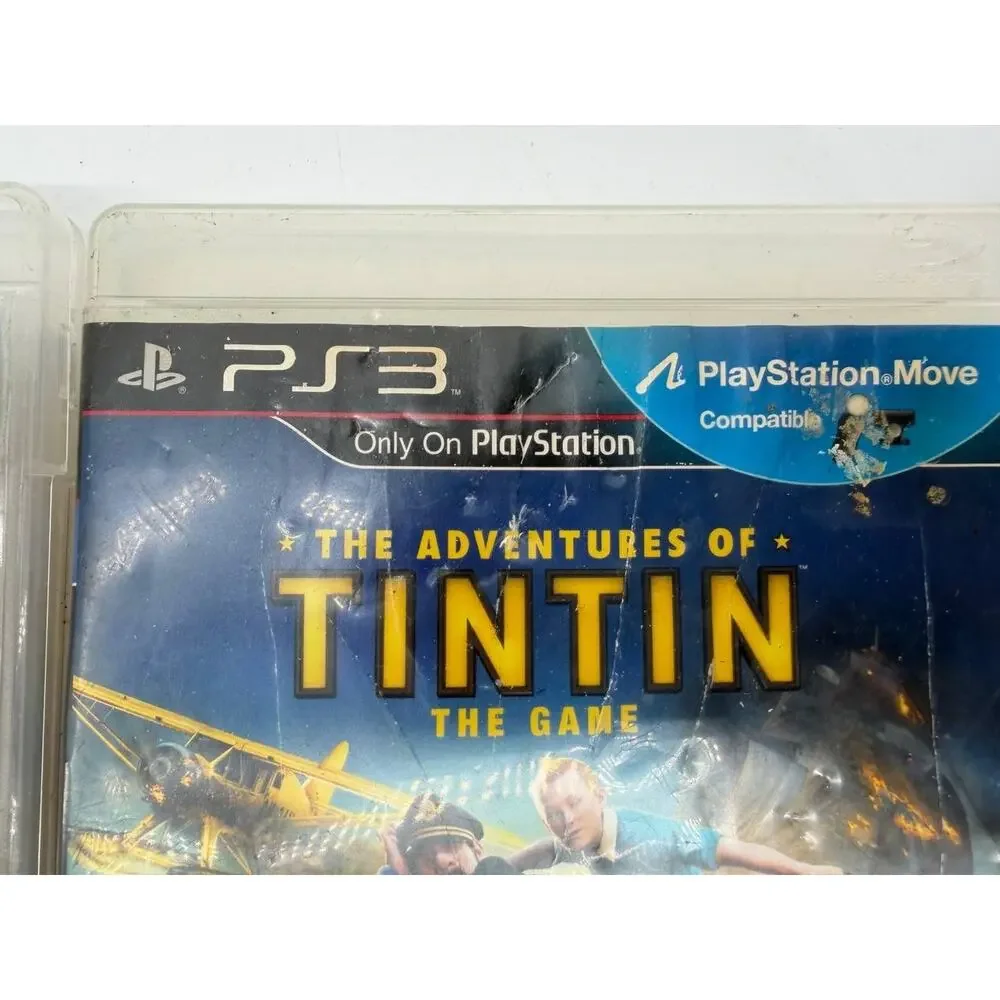 PS3 EyePet & The Adventures of Tintin The Game Lot of 2 Sony PlayStation 3